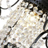 1-Light Mini Crystal Chandelier Chic Chandeliers, Antique Crystal Pendant Light Fixture Elegant Ceiling Light Fixtures