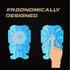 Hmyl Easy 11.5''7.9''0.45'', 3 Breathable No Strap Knee Pad Insert for Work Pants/Bibs, Uniforms, and Tactical Pants