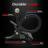 (6.69" 2.95", Ampper Glass Clip On Security Mirror, Flexible Convex Cubicle Mirror for Personal Safety and Security