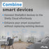 Shelly BLU Gateway, Bluetooth WiFi USB-A Dongle for Home Automation, Compatible with Alexa & Google Home, WiFi Range
