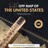 Scratch Off Map of United States, 24" x 17" Frameable USA Scratch Map with National Parks and Vibrant Colors