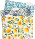 U Brands Handmade Florals File Folders - Office Supplies, 1/3-Cut Tabs in Assorted Positions, Letter Size, White with
