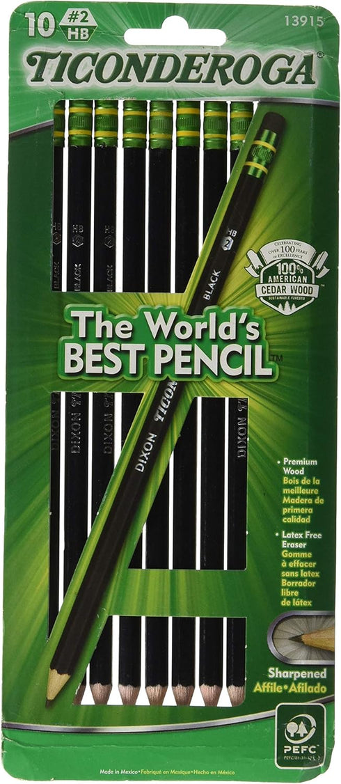 Ticonderoga Pencil (10 Per Card), Set of 2