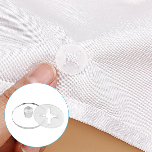 cobee 24 Race Number Buckle Fixing System, PCS Clear Running Bib Clips, Triathlon Race Bib Holder Reusable Field Events