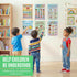Set 6-Piece JELLY BEAN GENIUS Calming Corner Essential Poster for Kids Emotional Awareness & Social Emotional Learning