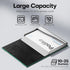 Padike Business Card Holder Case, Professional PU Leather & Stainless Steel Multi Card Wallet for Men & Women (U-Green)