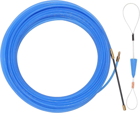 65 Feet Fish Tape Wire Puller, Electrical Pull Push Kit for Wall