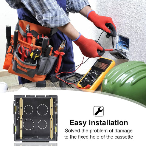 VideoPUP Wall Switch Box Repair Tool, Socket Cassette Repairer, 120 Type Bottom Box Screw Fixing