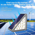 IP65 3000K 6 Pack Solar Step Light Outdoor Stair Lights, Deck Lights Outdoor Powered Waterproof, Warm White Solar