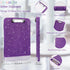 Glitter Clipboard with Storage,Storage Clipboard with Pen Holder,A4 Binder Clip Boards 8.5x11 with Low Profile Clip,Side Opening Sparkle Clipboards, Clipboard Folder for Office Supplies-Dark Purple by SFLHHDM