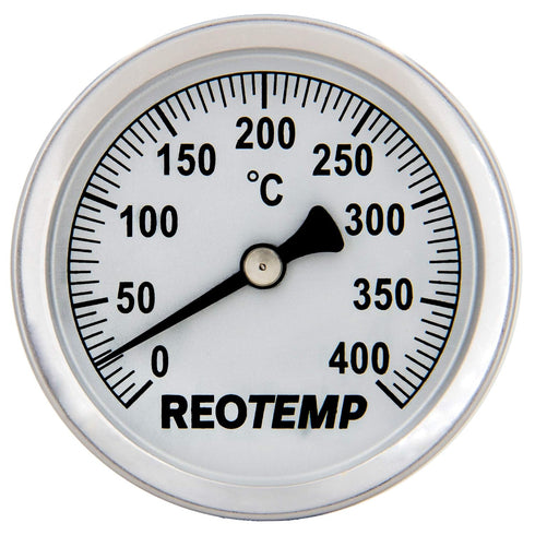 REOTEMP S1-C73 Magnetic Analog Surface Thermometer, 0 to 400 Celsius