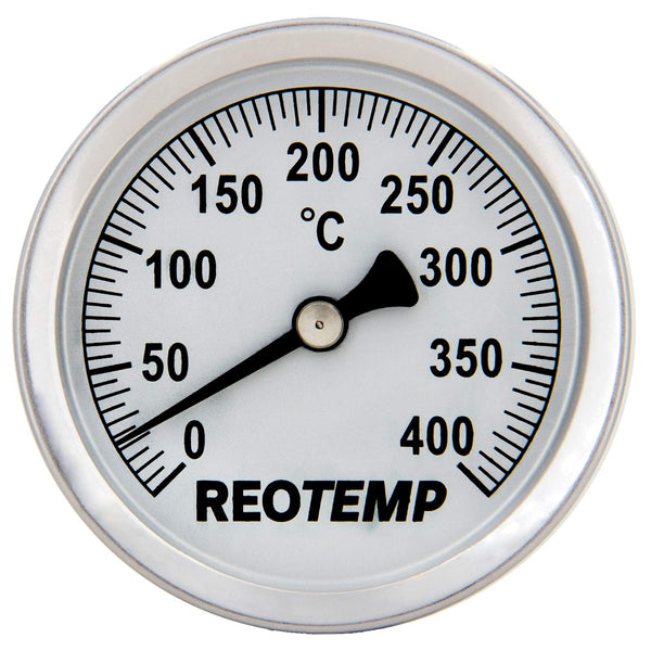 REOTEMP S1-C73 Magnetic Analog Surface Thermometer, 0 to 400 Celsius