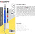 Mechanical Clutch Pencil 2mm with 8 x 2B Leads, Eraser & Integrated Sharpener for Technical Drawing