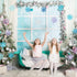 Zonon 48 Pcs Snowflake Cutouts Decorations, Winter Christmas Paper Cutouts with Glue Points for Home Office Decor