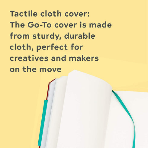 Go-To Notebook with Mohawk Paper, Brick Red Blank, Simple Blank Page Productivity Journal