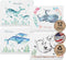 Twigs Paper Thank You Card Set - 12 Assorted Greeting Cards For
