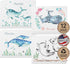 Twigs Paper Thank You Card Set - 12 Assorted Greeting Cards For
