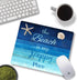 SuoLong 9.5 7.9 inches, "Beach is My Happy Place" Personalized Design x Rectangular Non Slip Rubber, Standard Size Lock