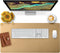 Bloss Gold Desk Mat, PU Large Mouse Pad for Desk, Desk Matt
