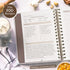 Blank Recipe Notebook: Linen Hardcover Cookbook to Organize Your Recipes, 200 Page Recipe Journal