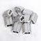 Wire Rope Sleeve, Aluminum Alloy, for Wire Rope Dia. 1/2", PK 10