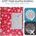 Fosmon #0 Christmas Poly Bubble Mailer 6.5 x 10 inches (5 Pack) - Lightweight Water/Dust/Shock/Tear Resistant Padded