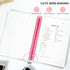 Yoment Hardcover Spiral Notebook, 300 Pages, College Ruled, 7" X 10", Large Spiral Lined Journals for Work, Pink
