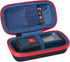 co2CREA Hard Travel Case Replacement for Bosch GLM 20 Compact Blaze 65' Distance Measure (Black Case + Inside Blue + Red Zipper) by co2CREA
