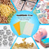 Geyee 500 Pcs Small Coin Envelopes | Self Adhesive Mini Envelopes for Seeds Storage | 2.25 x 3.5 Inch | Colorful
