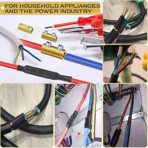 50pcs 2, 4, 6, 8, 10, 12AWG Wire Connectors, Quick Wiring Connection Terminal, Circuit Connector Wire Connector
