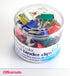 Officemate Small Binder Clips, Assorted Colors, 36 Clips per Tub (31028)