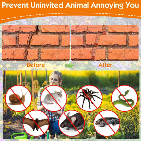 Copper Mesh Rodent Control, 5 IN x 32 FT Sturdy Copper Mesh Roll for Mice Rat Barrier and Brick Wall Hole Blocking