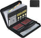 JUNDUN Fireproof Accordion File Organizer, 12 Pocket Expanding Folder with Zipper & Labels