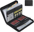 JUNDUN Fireproof Accordion File Organizer, 12 Pocket Expanding Folder with Zipper & Labels