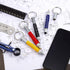 Zonon 4 Pieces 6 in 1 Multitool Tech Tool Pen with Ruler, Two-head Ballpoint Refills for Office Staff, Construction