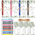 Qilery 24 Sets Employee Appreciation Gifts - School Staff Gifts, Thank You Gifts, Green Leaves Greeting Cards, Stylus