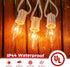 C9 25FT 25 C9 Minetom Clear Christmas String Lights, Blubs Bright & Warm Outdoor Christmas Lights, Long Life String
