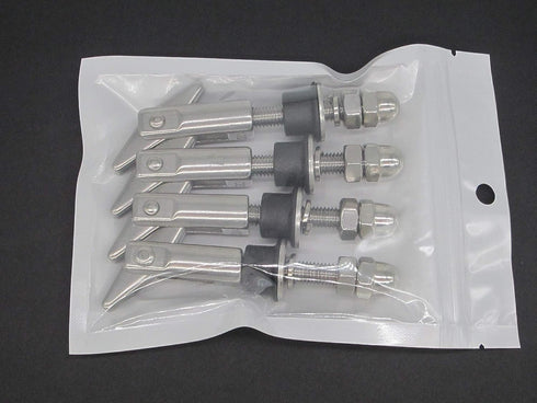 Toggle Anchor Bolts, Heavy Duty Hollow Wall Anchors, 304 Stainless Steel, Pack of 4