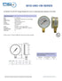 PIC Gauges 501D-UNO-158Q-C 0-4000 PSI, UL Listed, No Oil Pressure Gauge, 1 1/2" Dial, Dual Scale