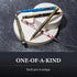 Garland Metal Twist Pen - Made in USA, Blue Paisley Design with Chrome Finish, Gift Box, Refillable with Universal #1