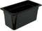 Carlisle FoodService Products Storplus Food Pan, Storage Container with Spoonable Corners, 1/3 Size 6 Inches Deep, Black