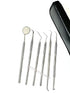 GERMAN Dental Hygiene Kit, 6 Piece Dentist Tools for Teeth Cleaning and Gum Health