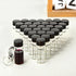 30pcs Clear Small Glass Vials 20ml with Screw Caps