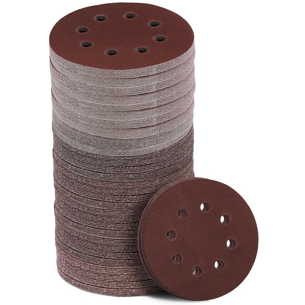 Jamiikury Sanding Discs Set, 5 Inch Orbital Sander Sandpaper Hook and Loop Sanding