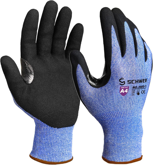 Schwer AIR-SKIN Cut Resistant Gloves AR3900 - Level 5 Lightweight Touch-screen Fit, XL