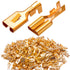 Twidec/200PCS 6.3mm Female Spade Connector, Quick Splice Crimp Terminals for Electrical Wiring