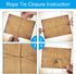 PATIKIL Vintage Gift Card Envelopes Set - 24 Set 150 G V Flap Christmas Card Envelope with Accessories
