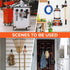 Large Strong Magnetic Hooks Heavy Duty, 3.5in Powerful Utility Magnets for Garage Storage and Hanging Tools