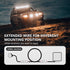 2PCS 16 3 (2 Packs) MADCATZ AWG Feet Wiring Harness Extension Kit for LED Light Bar, Work Light, Off Road Lights, Fog