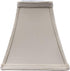 6 Inch Upgradelights Eggshell Silk Square Bell Clip On Chandelier Lamp Shade